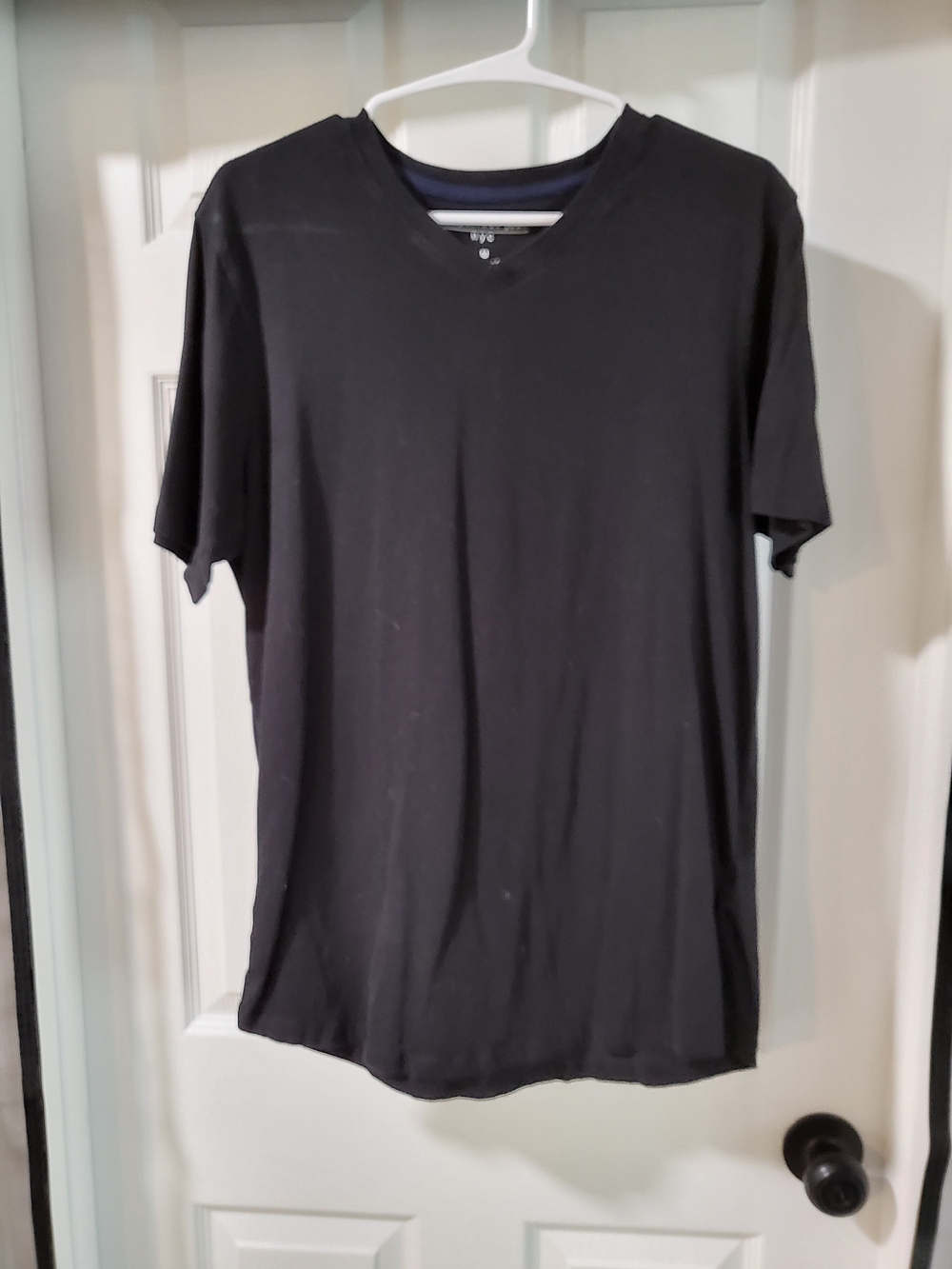 Men's Black V-Neck Tee - Classic Everyday Essential